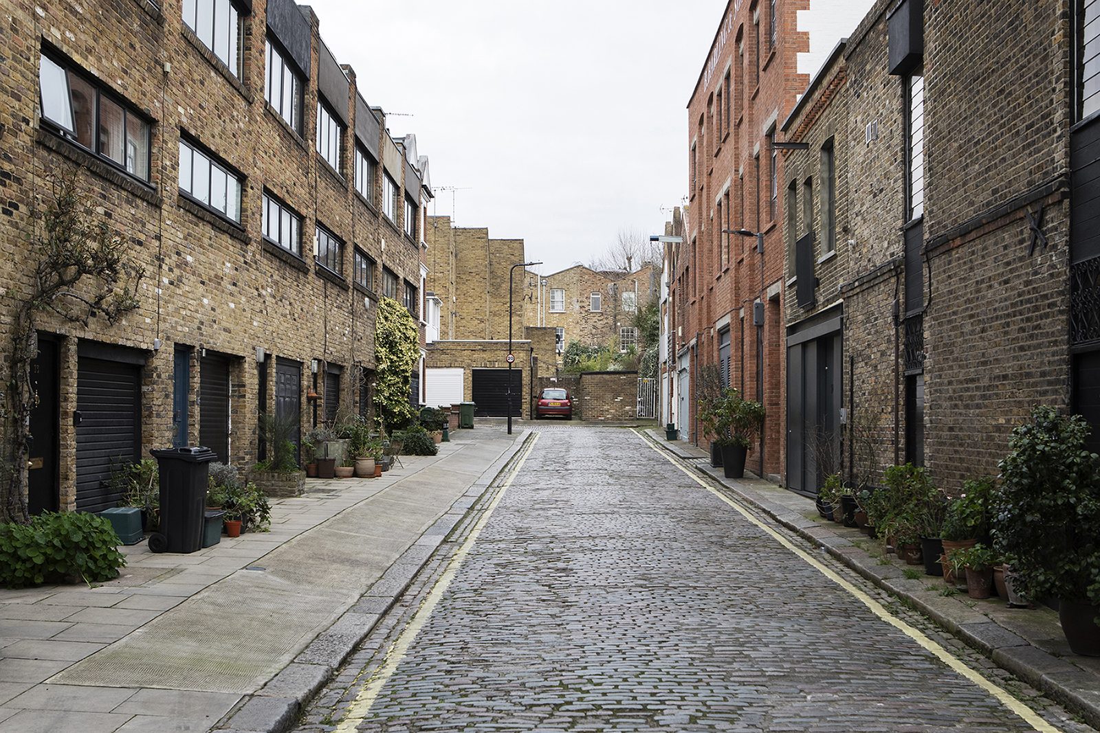 Street of period houses